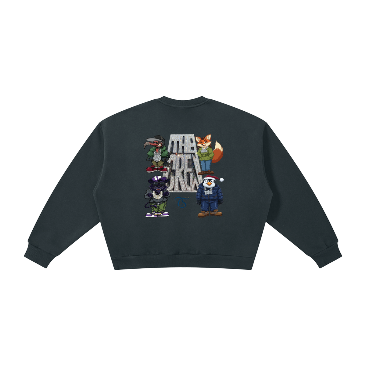 The Crew Boxy Fleece Crewneck Sweatshirt