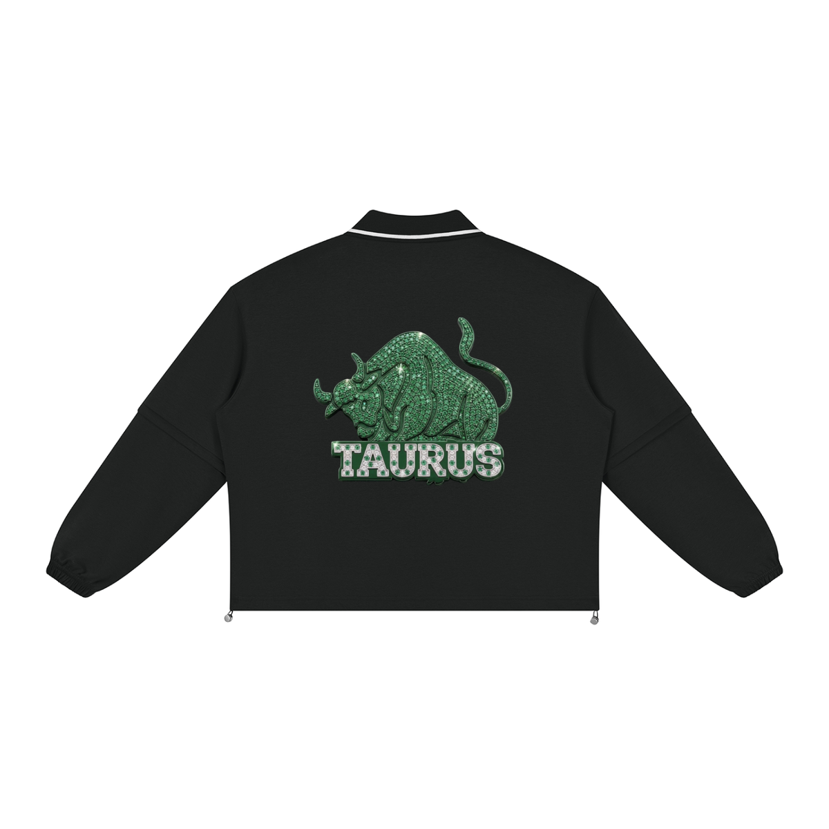 Taurus Unisex Boxy Collared Detachable Sweatshirt