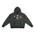 The Crew Unisex Plaid Color Block Hoodie