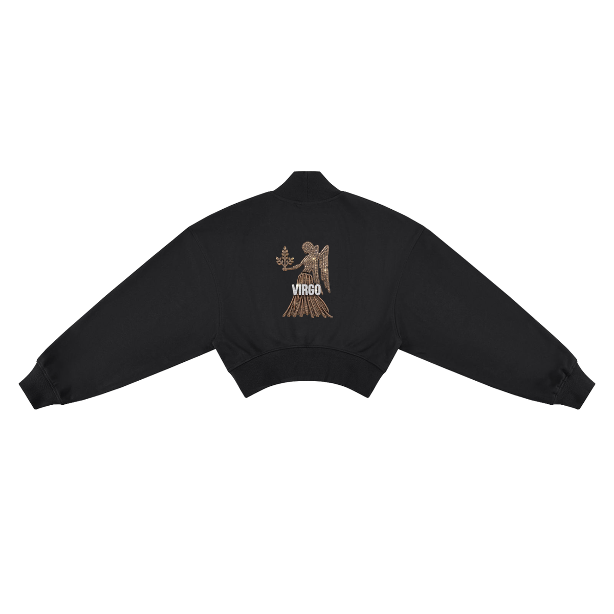 Virgo Women's Crop Mock Neck Sweatshirt