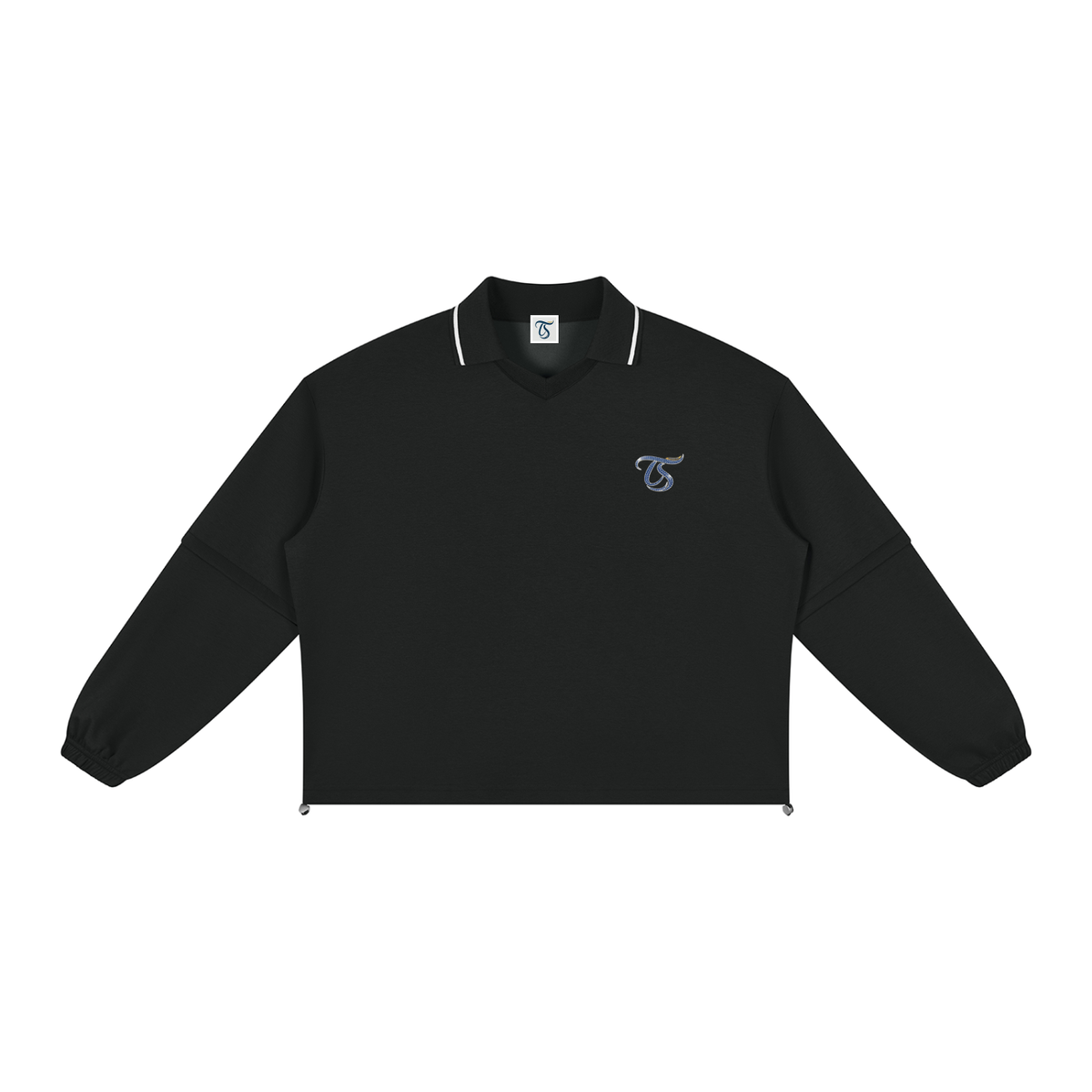 Capricorn Unisex Boxy Collared Detachable Sweatshirt