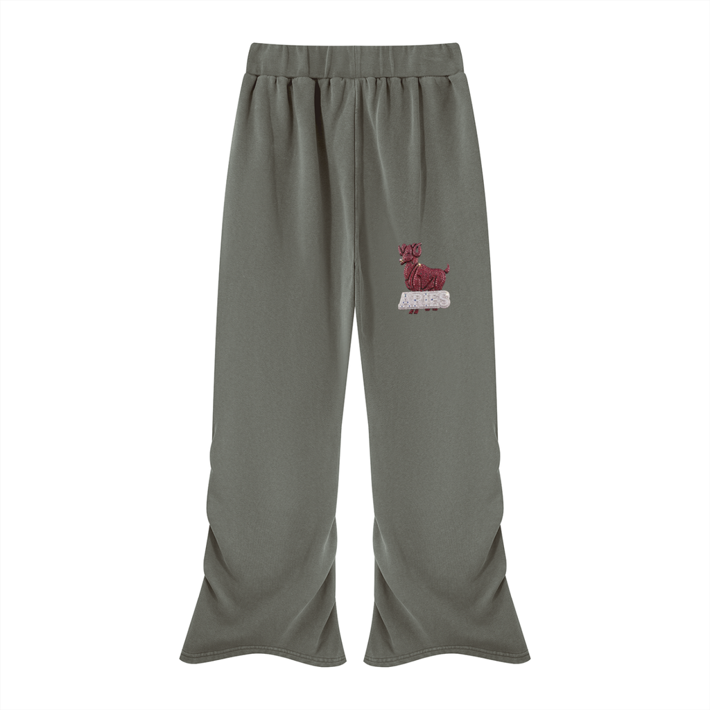 Aries Women’s Vintage Wash Ruched Sweatpants