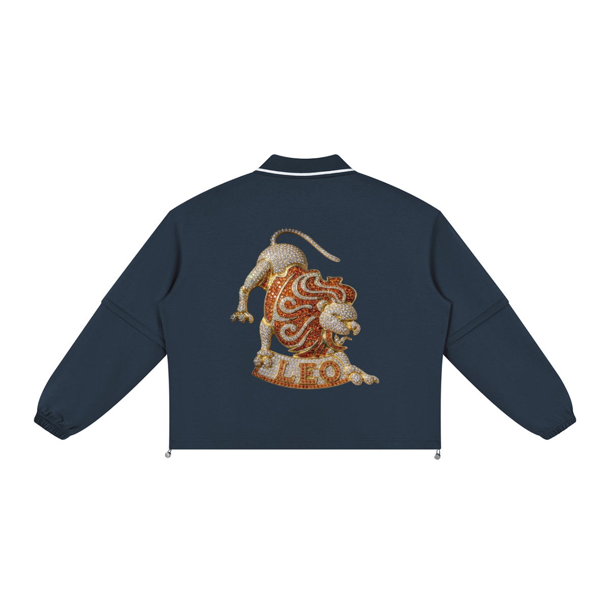 Leo Unisex Boxy Collared Detachable Sweatshirt