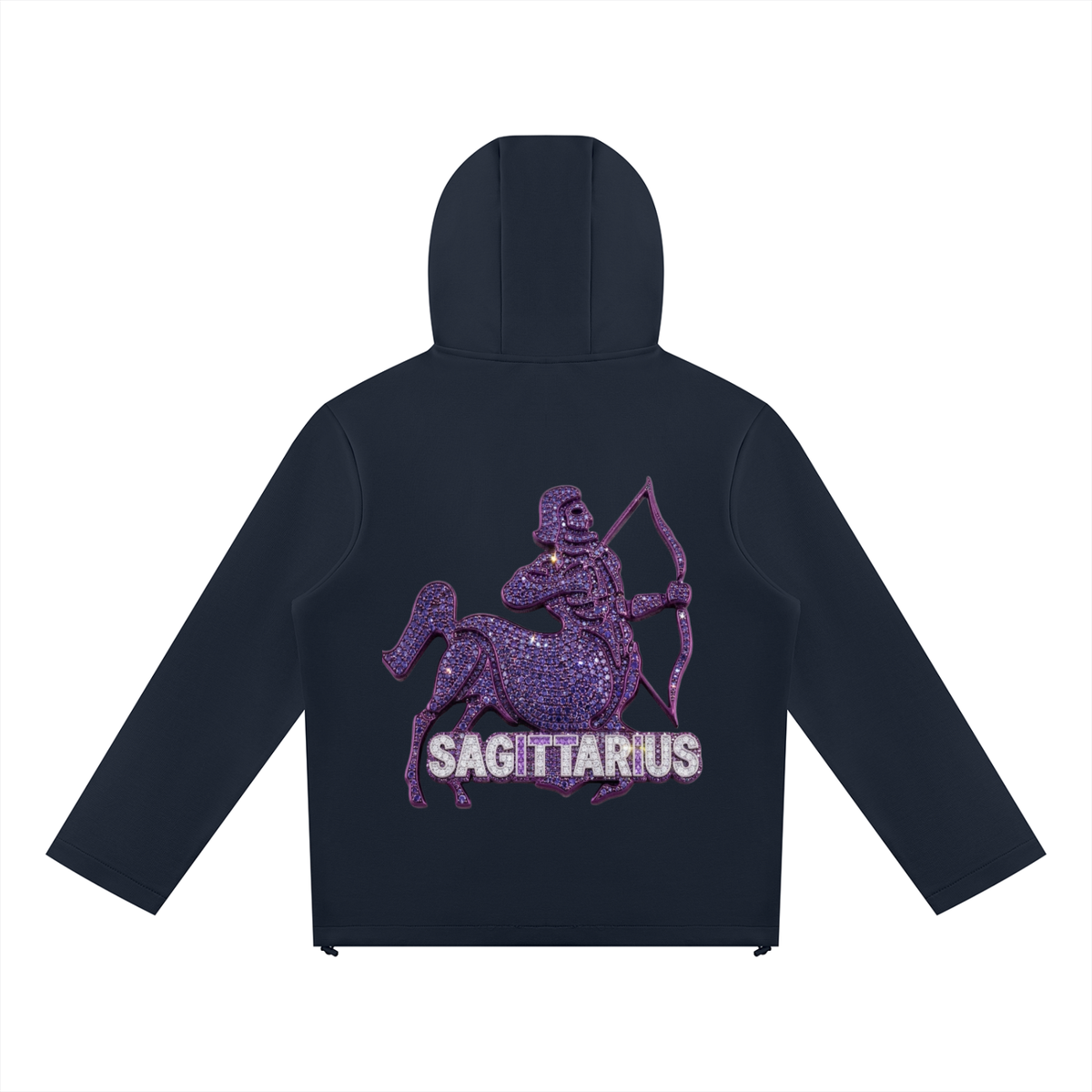 Sagittarius Unisex Paneled Full Zip Hoodie