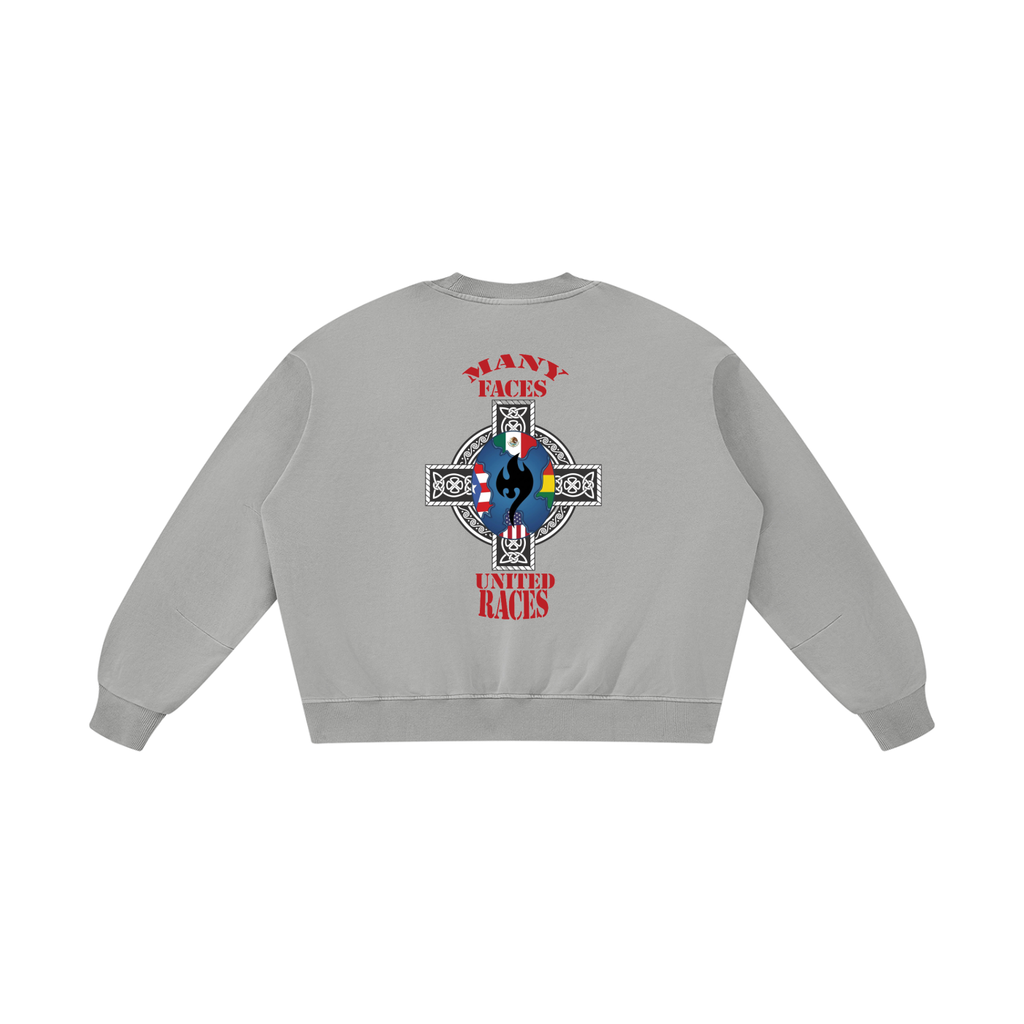 Unisex Boxy Vintage Washed Sweatshirt