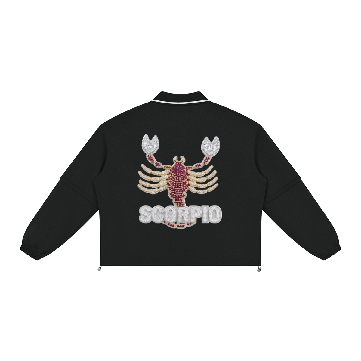 Scorpio Unisex Boxy Collared Detachable Sweatshirt