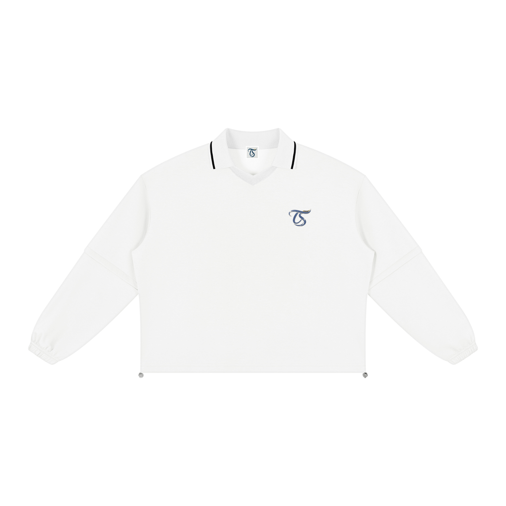 Cancer Unisex Boxy Collared Detachable Sweatshirt