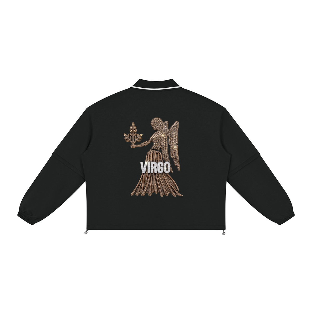 Virgo Unisex Boxy Collared Detachable Sweatshirt