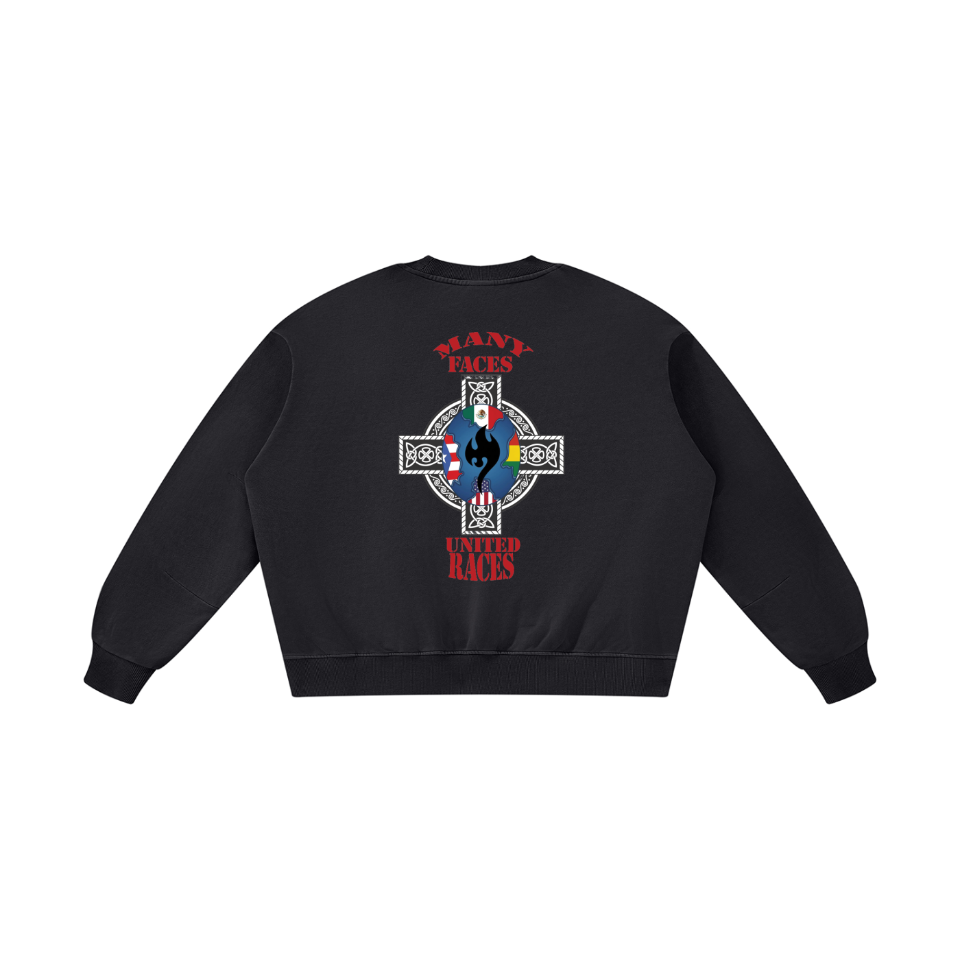 Tosmooth Creations Image Unisex Boxy Vintage Washed Sweatshirt