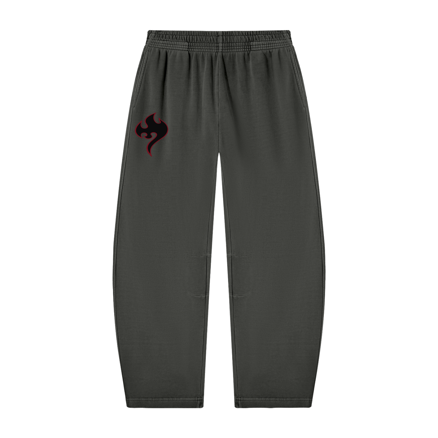 Unisex Vintage Washed Barrel Leg Sweatpants