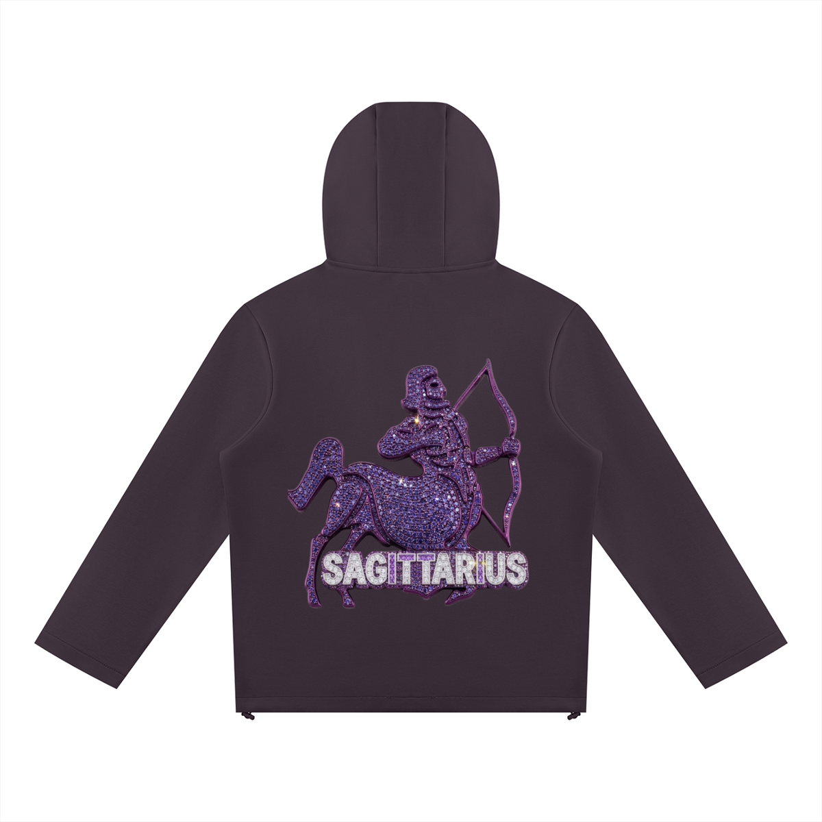 Sagittarius Unisex Paneled Full Zip Hoodie