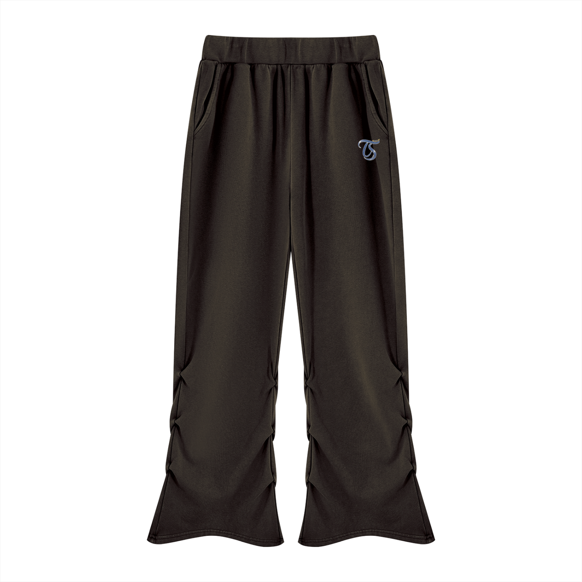 Virgo Vintage Wash Ruched Sweatpants