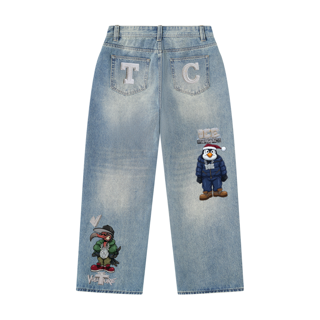 The Crew Men’s Vintage Wash Denim Jeans