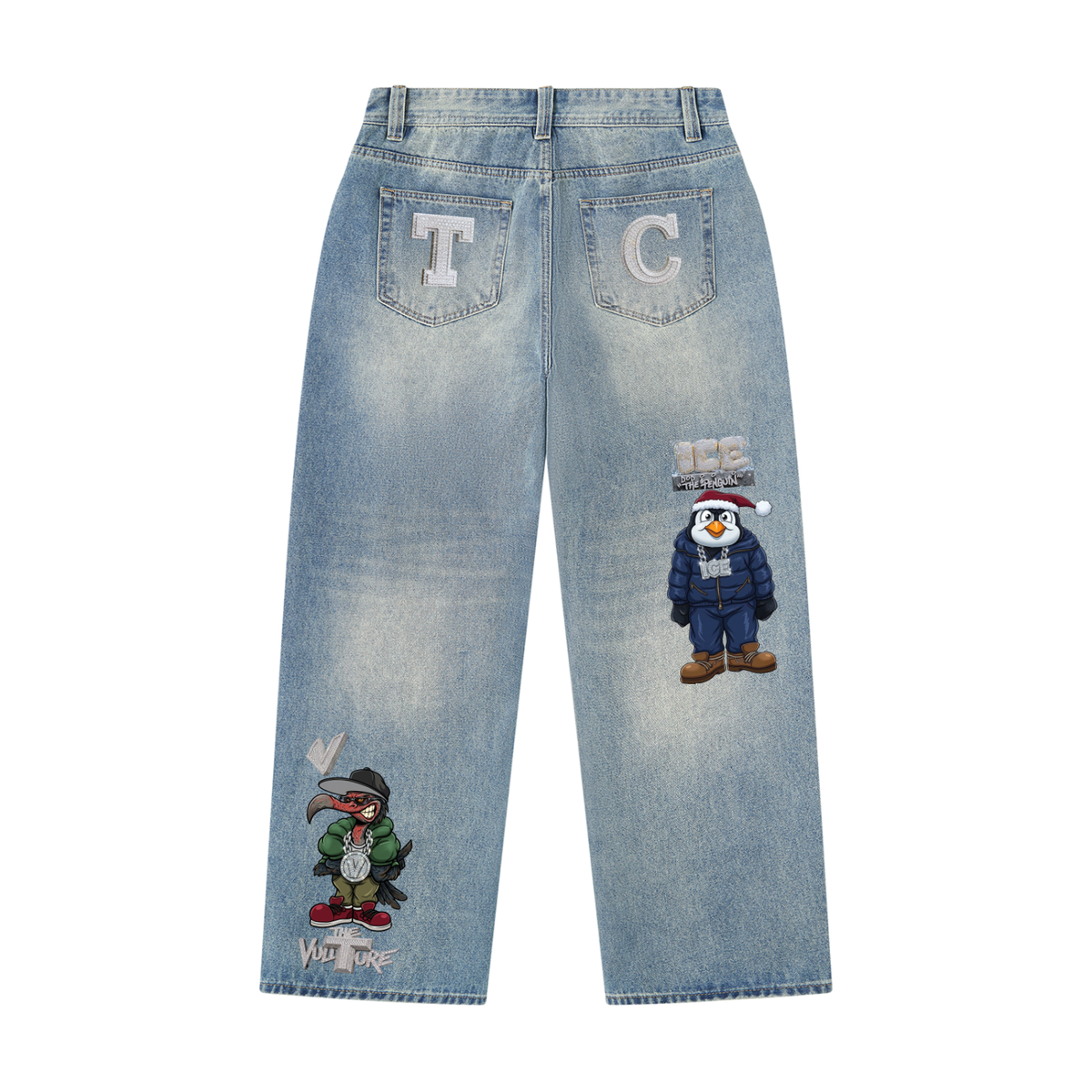 The Crew Men’s Vintage Wash Denim Jeans