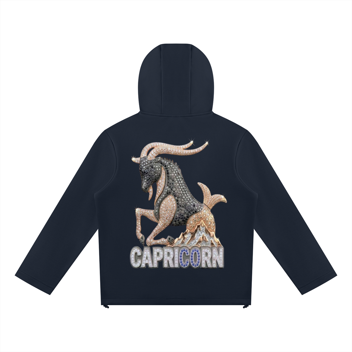 Capricorn Unisex Paneled Full Zip Hoodie