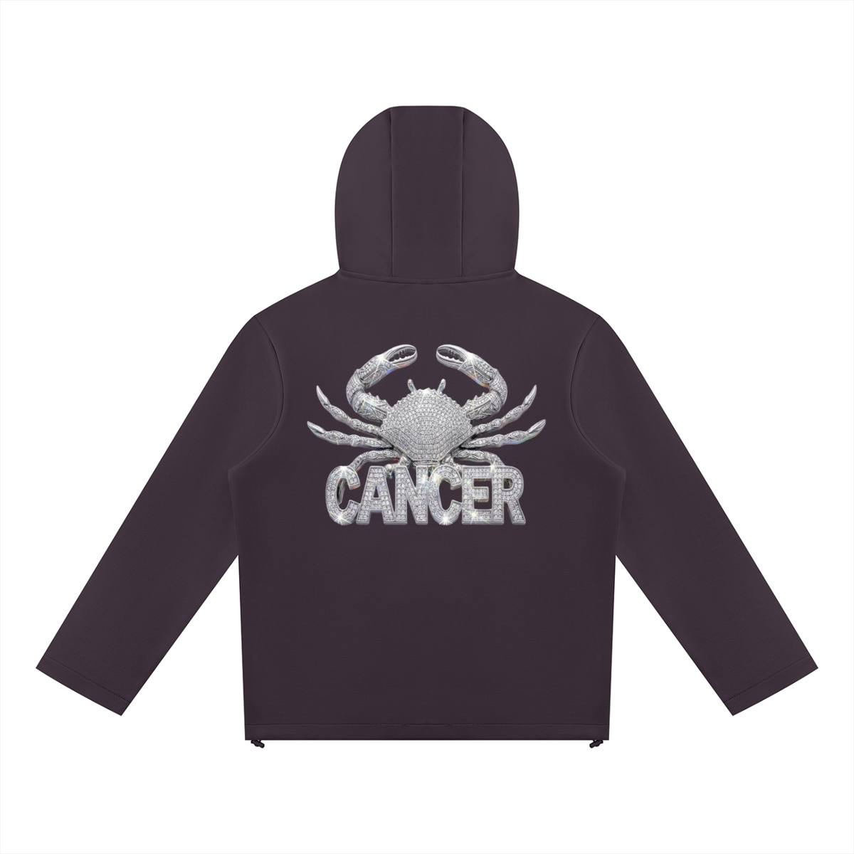 Cancer Unisex Paneled Full Zip Hoodie
