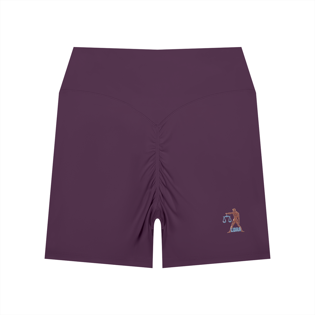 Libra Women’s High Waisted Yoga Biker Shorts