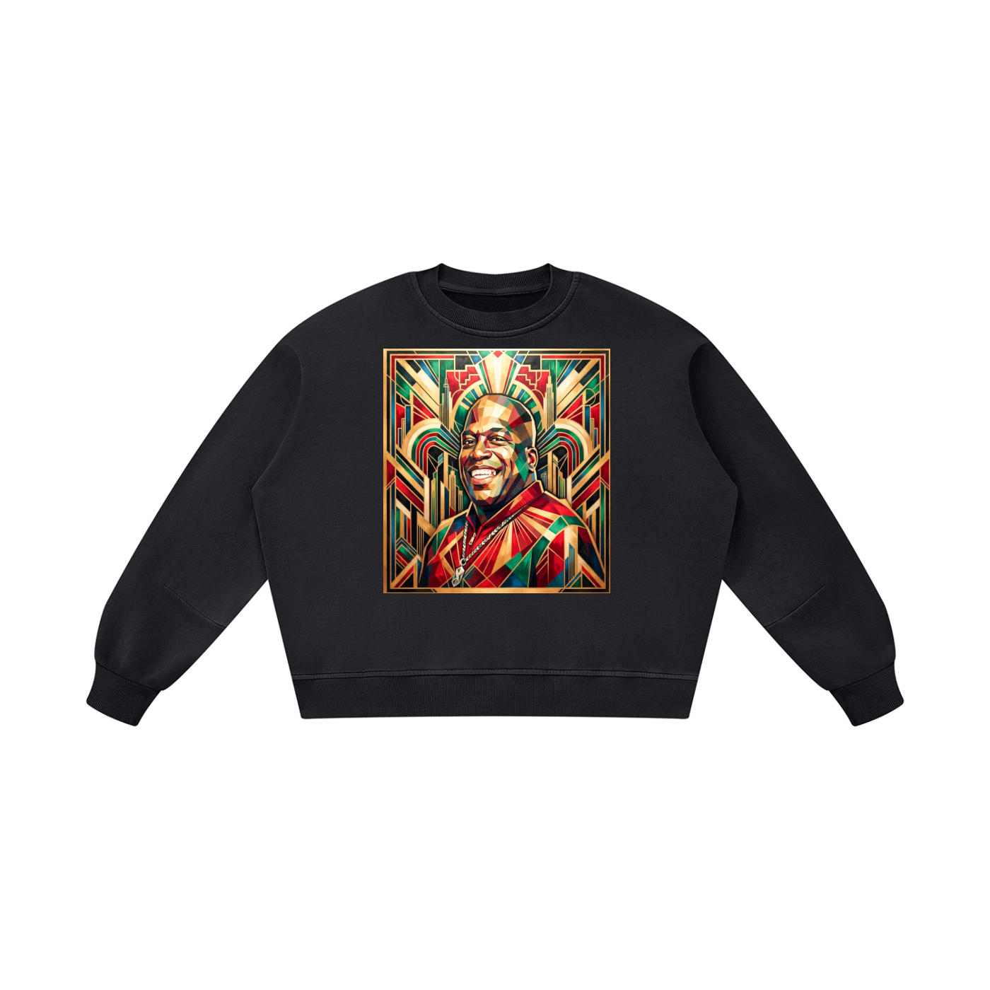 Tosmooth Creations Image Unisex Boxy Vintage Washed Sweatshirt