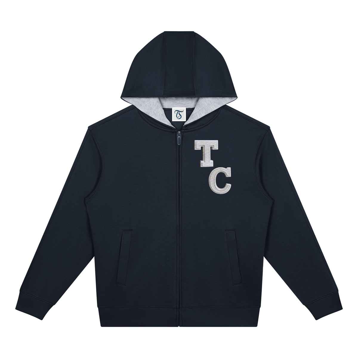 The Crew B-Ball Unisex Drop Shoulder Full Zip Hoodie