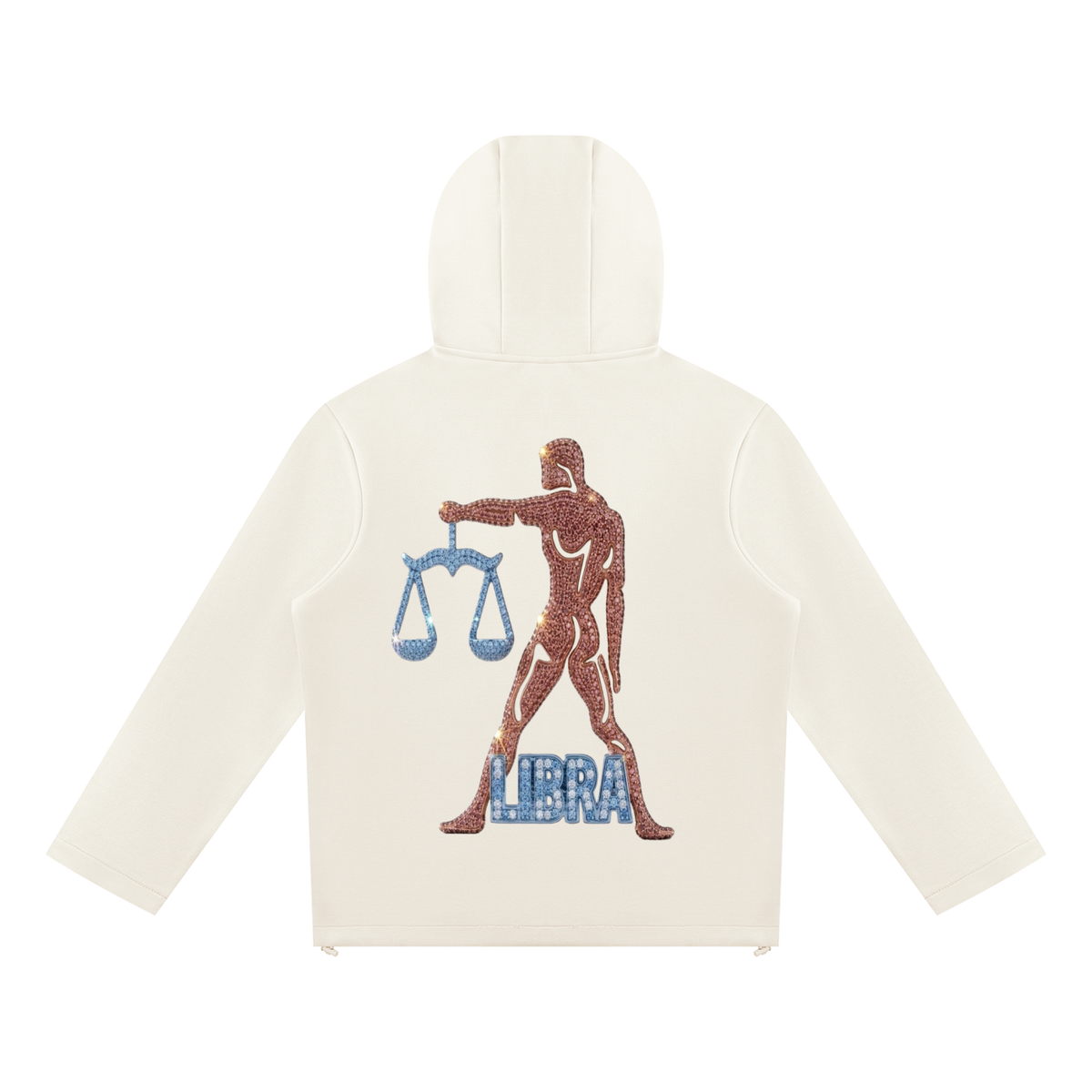 Libra Unisex Paneled Full Zip Hoodie