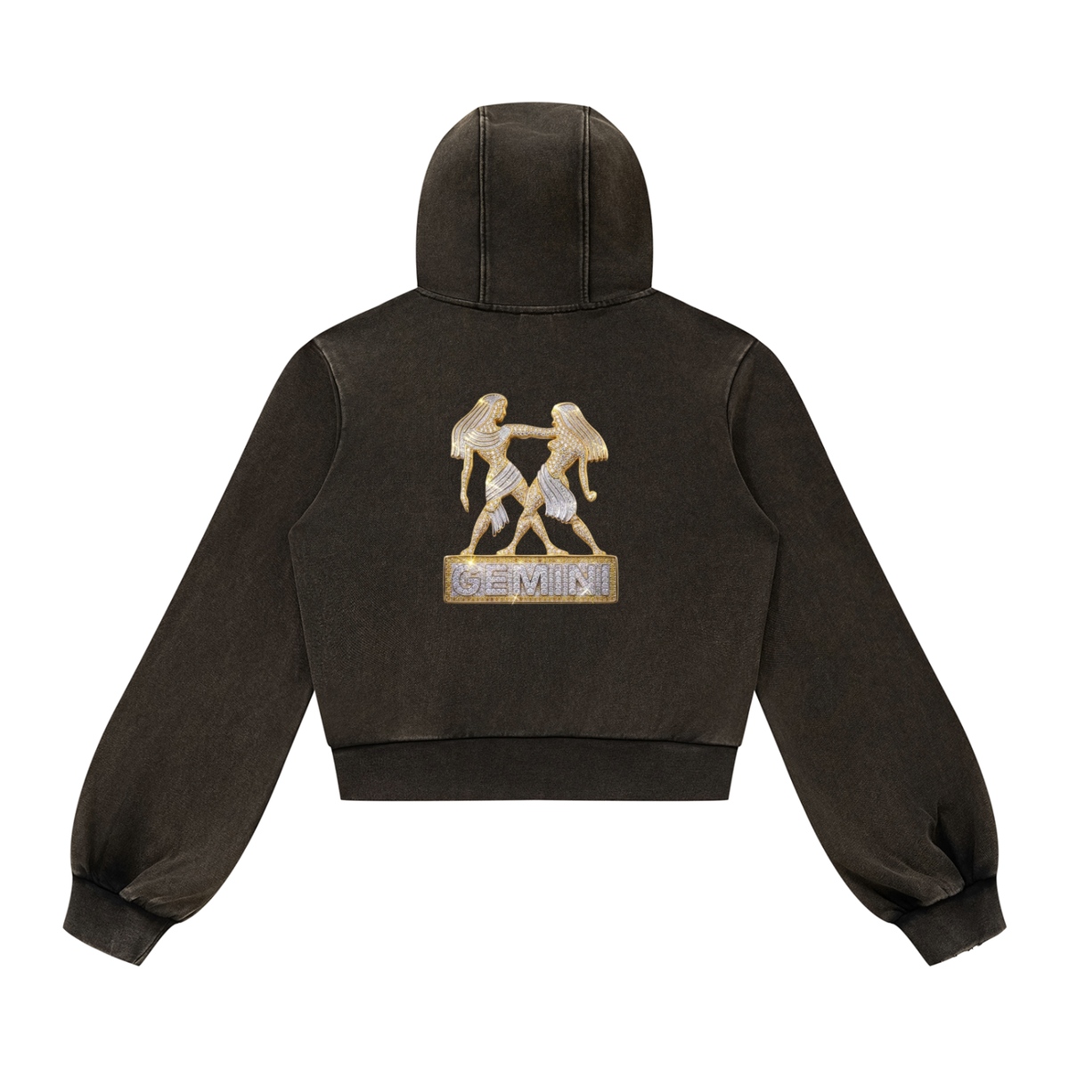 Gemini Vintage Wash Full Zip Hoodie