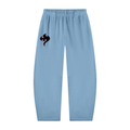 Unisex Vintage Washed Barrel Leg Sweatpants