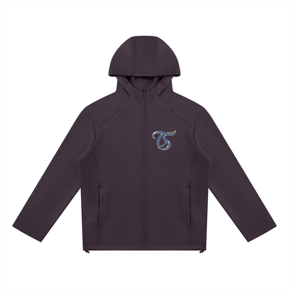 Cancer Unisex Paneled Full Zip Hoodie