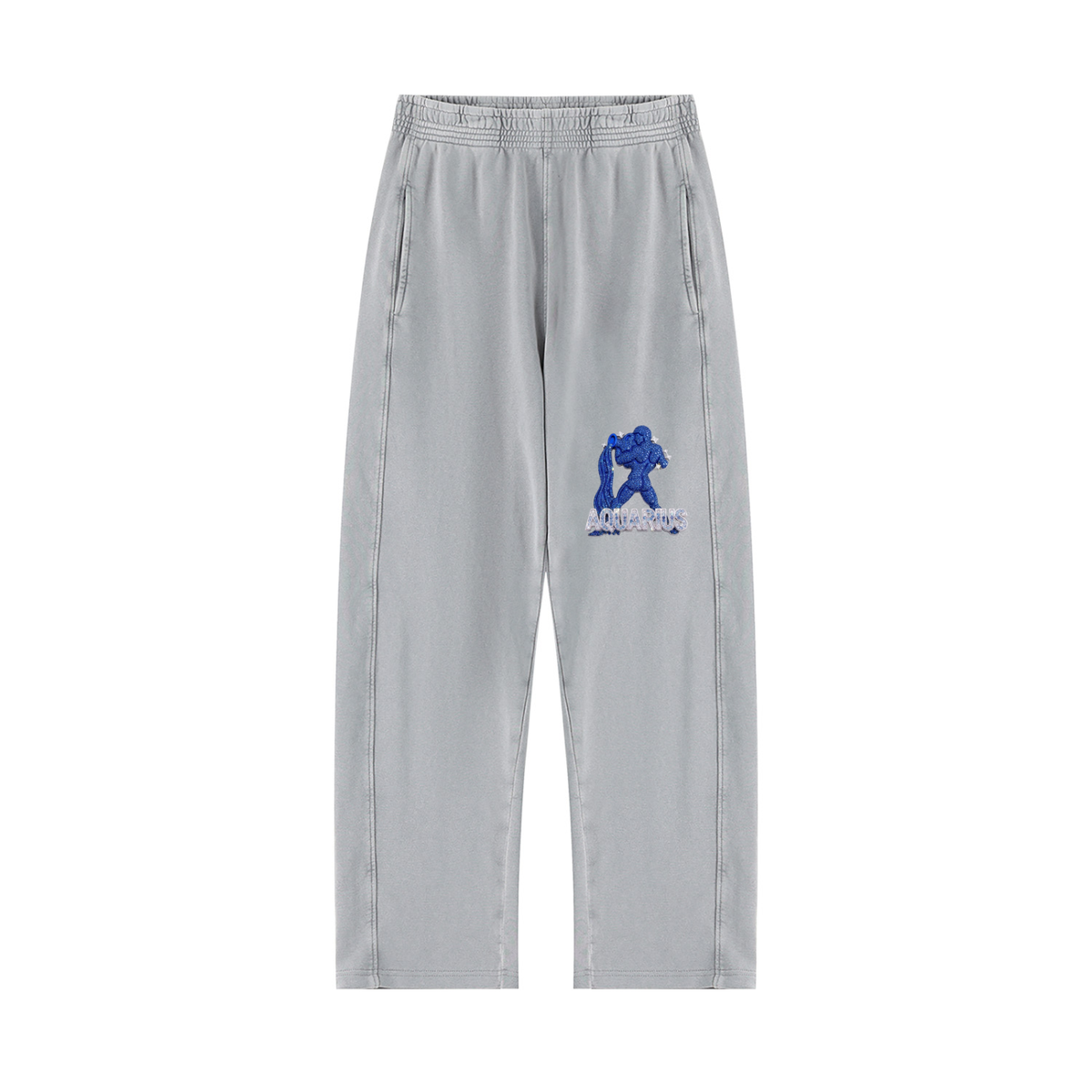 Aquarius Unisex Mineral Wash Straight Sweatpants