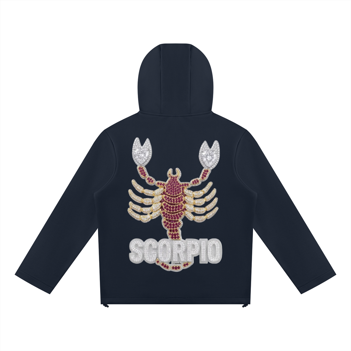 Scorpio Unisex Paneled Full Zip Hoodie