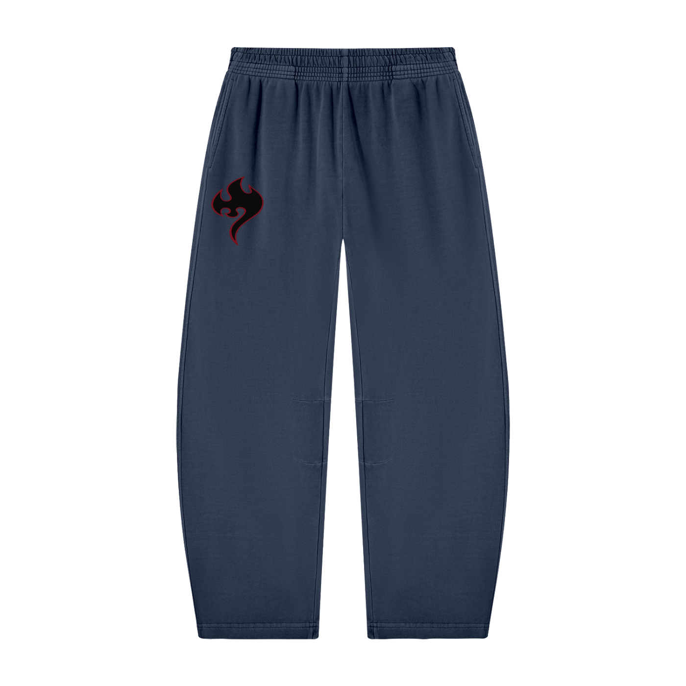 Unisex Vintage Washed Barrel Leg Sweatpants