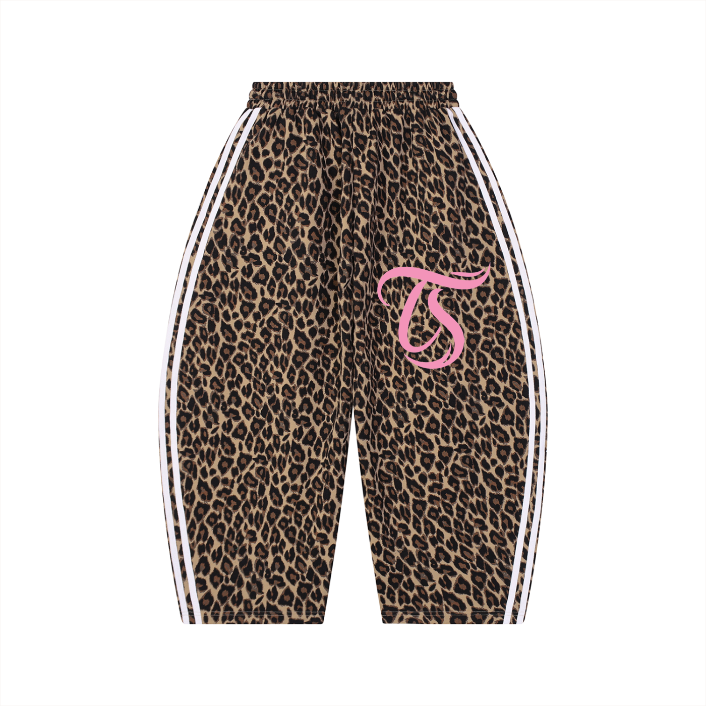 Tosmooth Creations Unisex Leopard Barrel Leg Sweatpants