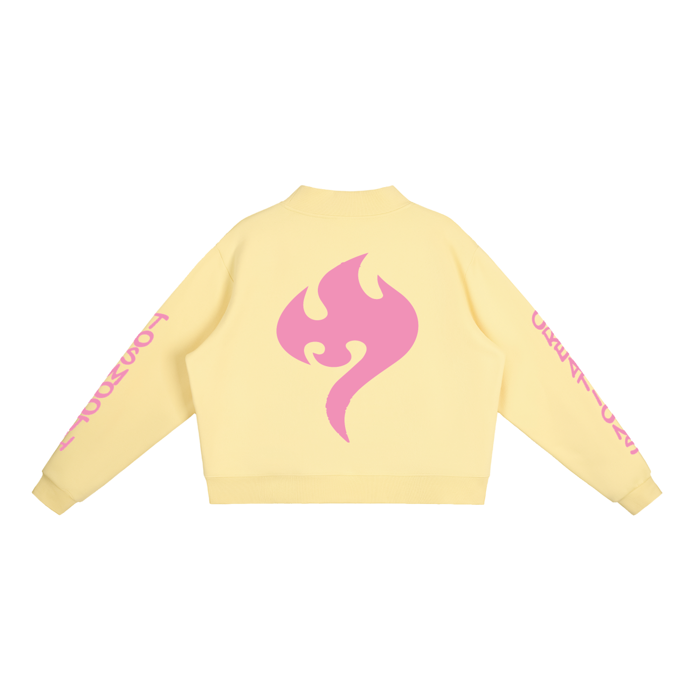 Tosmooth Creations Essential Fleece Mock-Neck Crew Sweatshirt