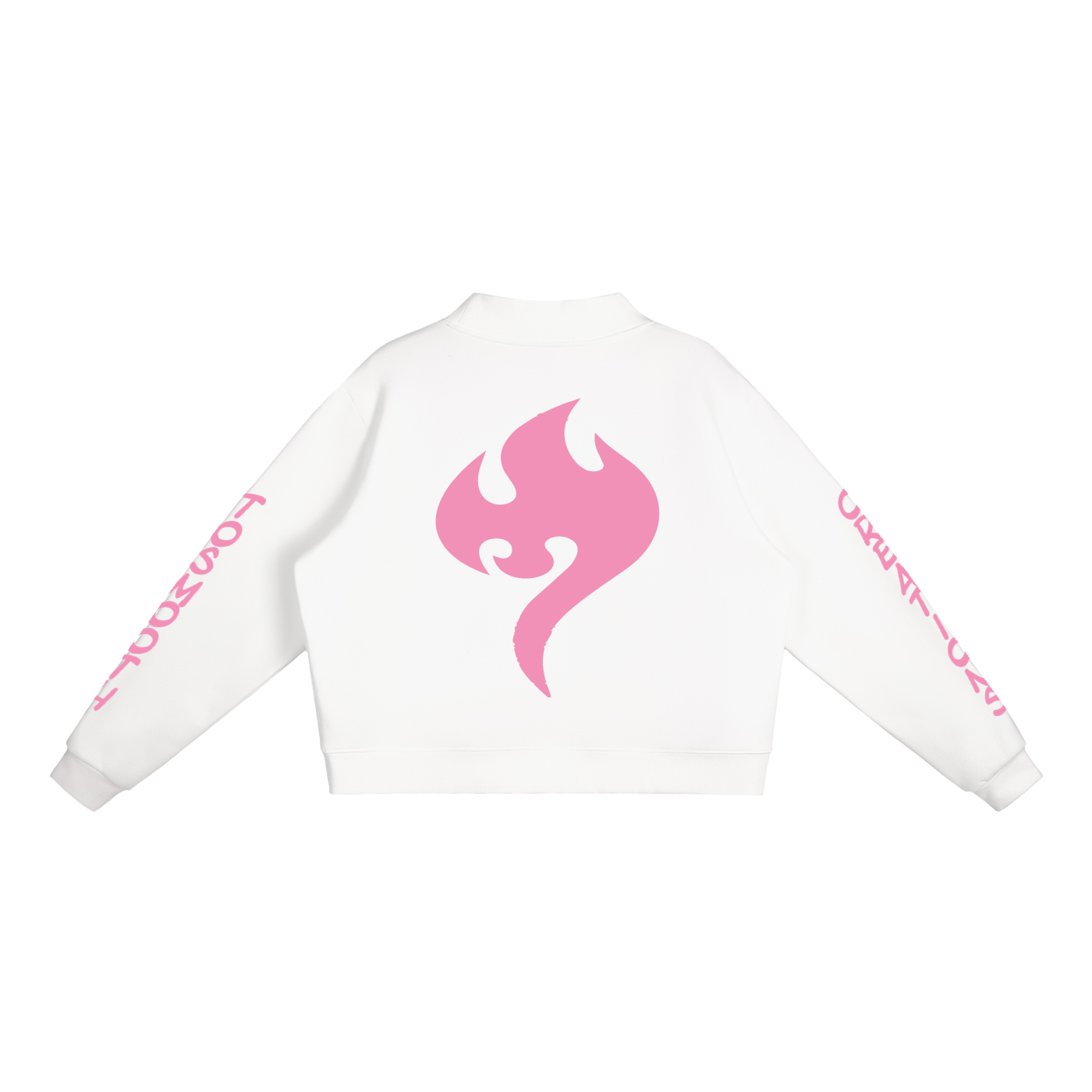 Tosmooth Creations Essential Fleece Mock-Neck Crew Sweatshirt