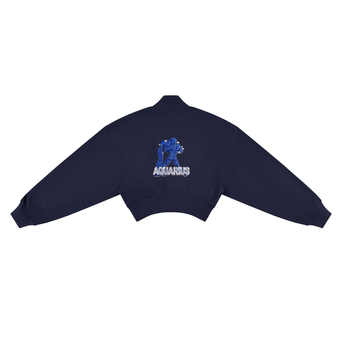 Aquarius Women's Crop Mock Neck Sweatshirt