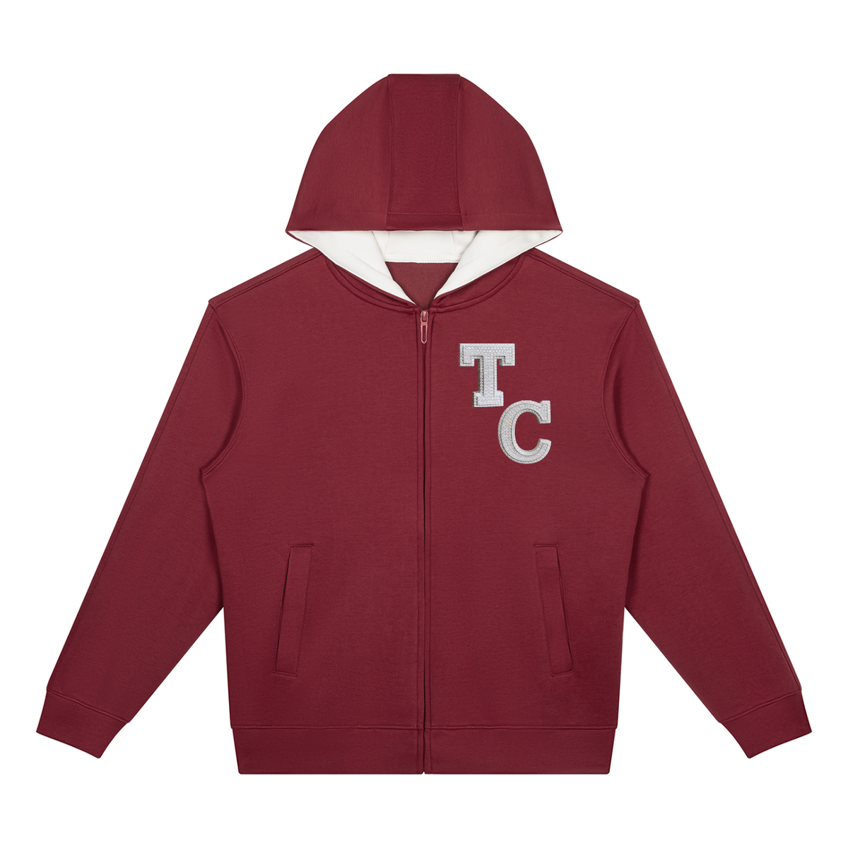 The Crew Unisex Drop Shoulder Full Zip Hoodie