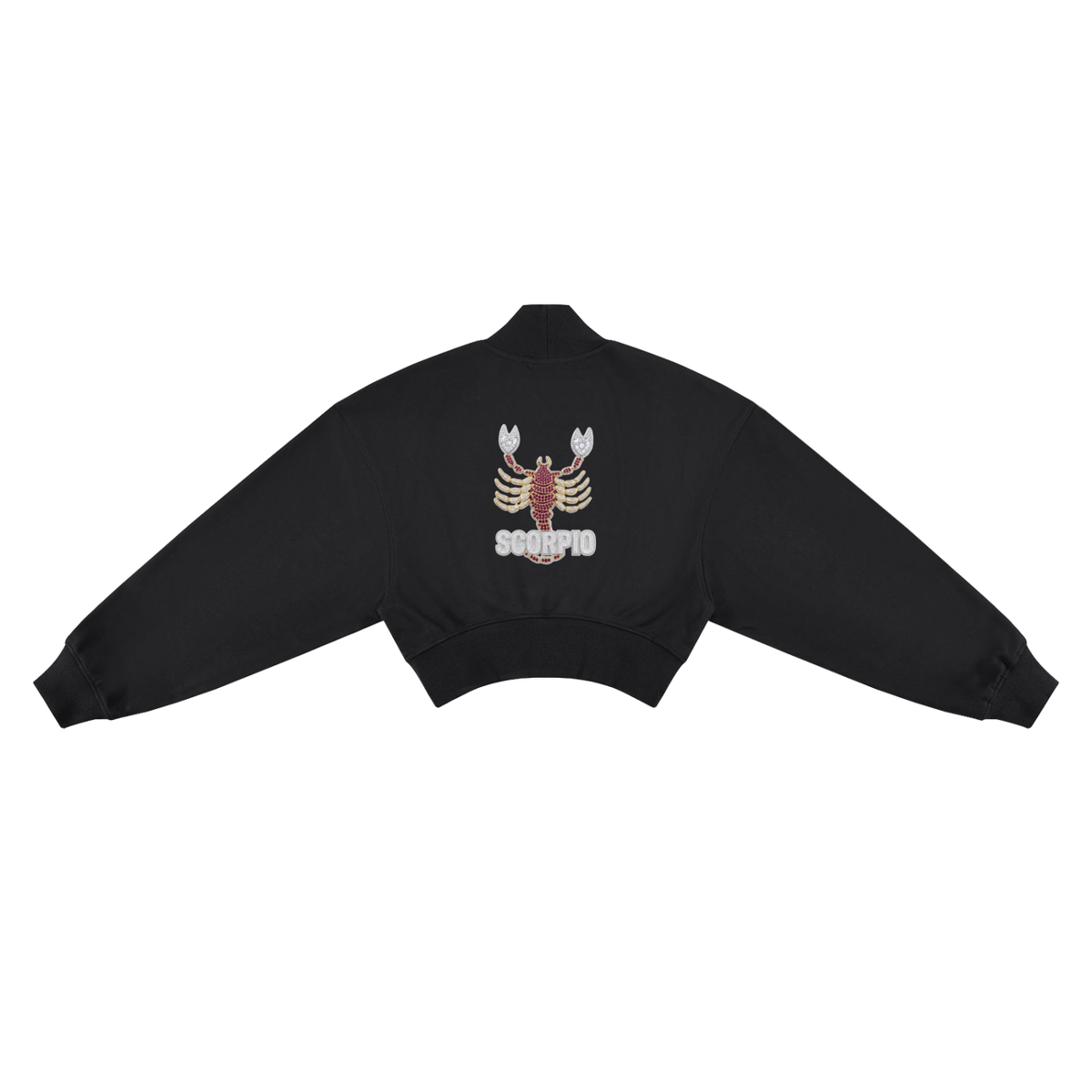 Scorpio Women's Crop Mock Neck Sweatshirt