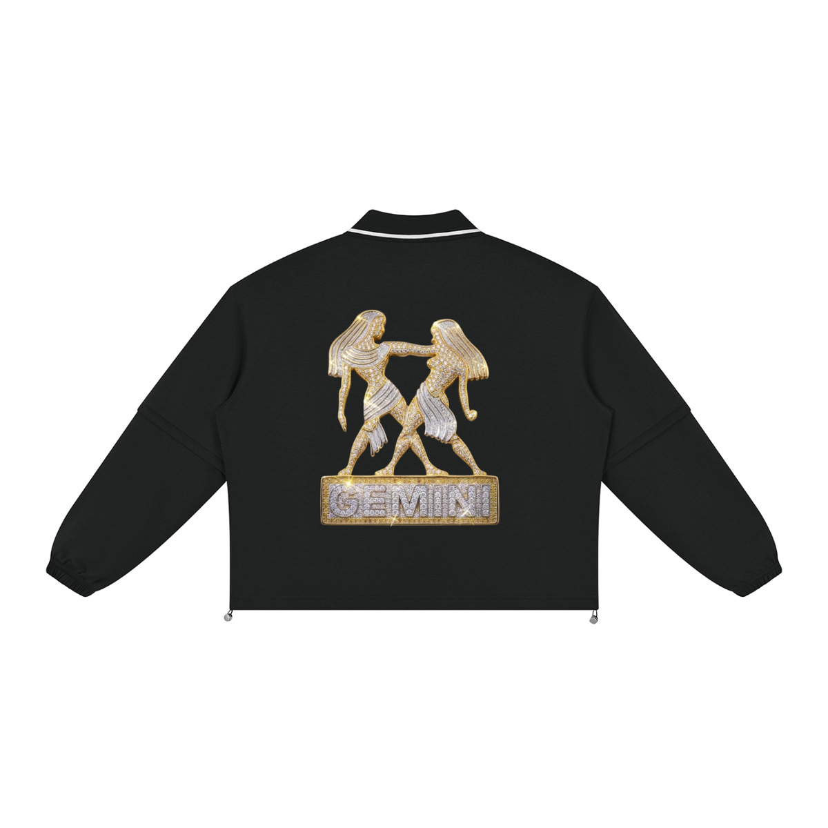 Gemini Unisex Boxy Collared Detachable Sweatshirt