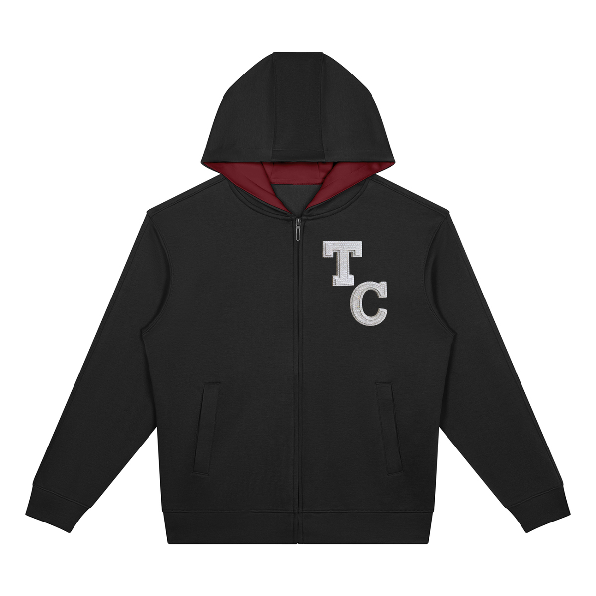 The Crew Unisex Drop Shoulder Full Zip Hoodie