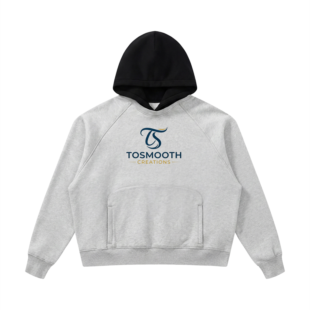 Unisex Fleece Raglan Color Block Hoodie
