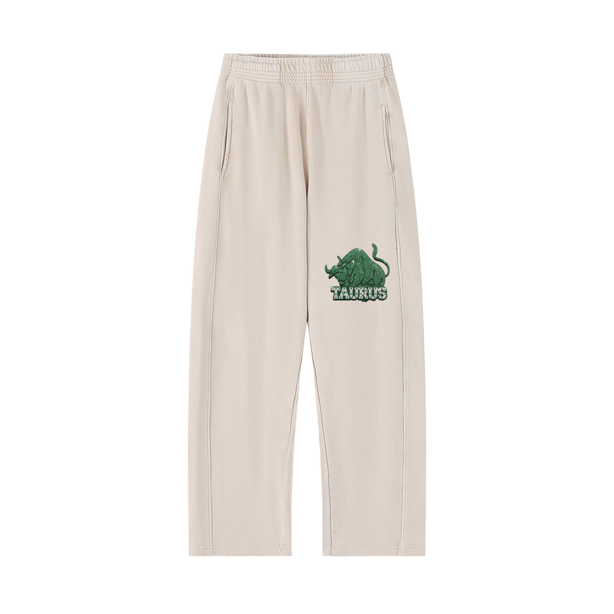 Taurus Unisex Mineral Wash Straight Sweatpants
