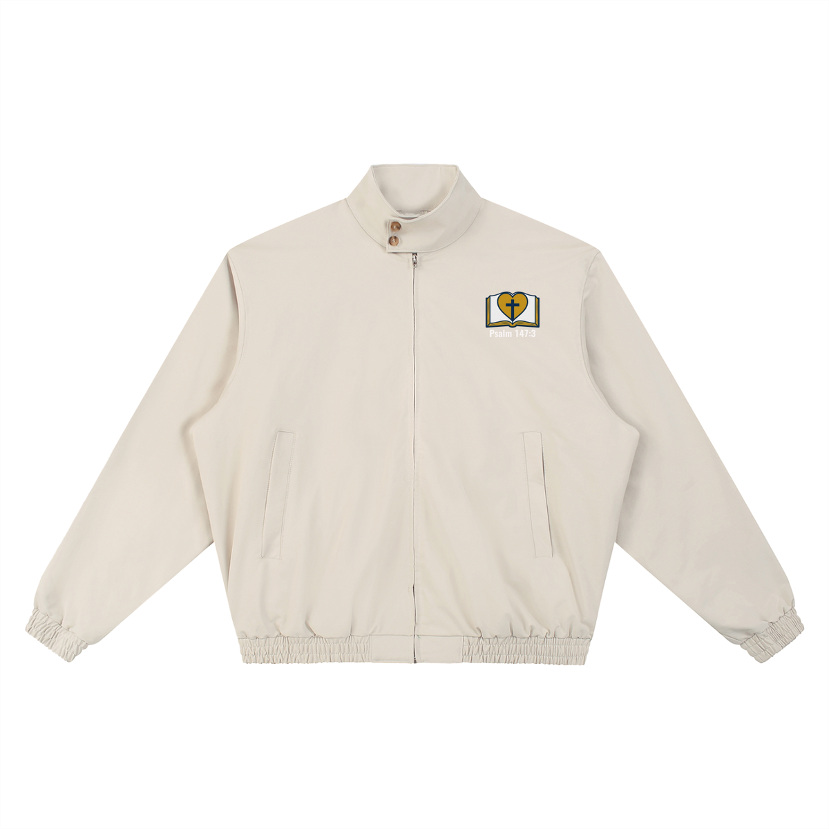 Scriptures Stand Collar Bomber Jacket