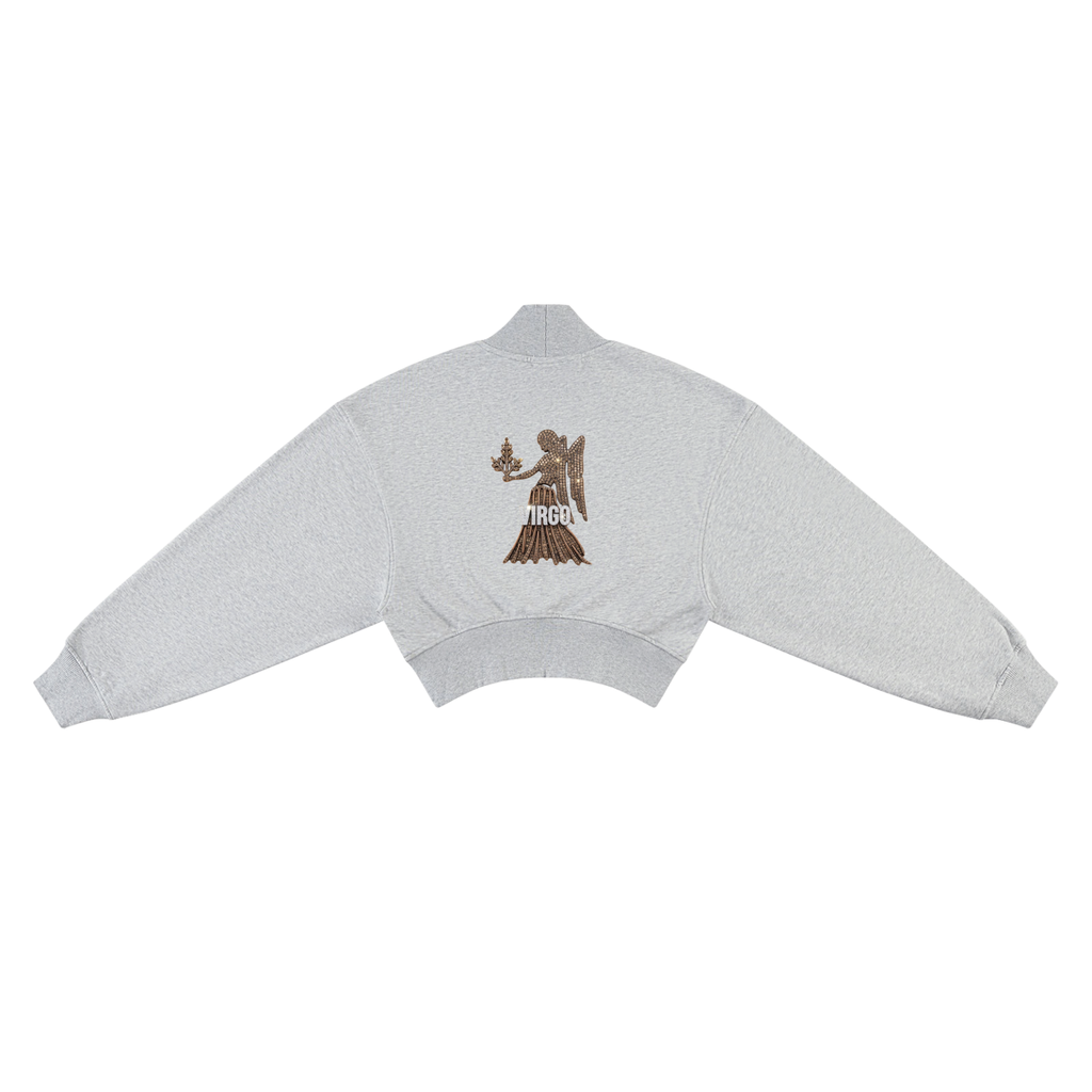 Virgo Women's Crop Mock Neck Sweatshirt
