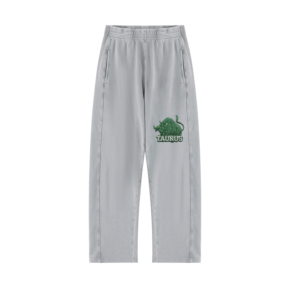 Taurus Unisex Mineral Wash Straight Sweatpants