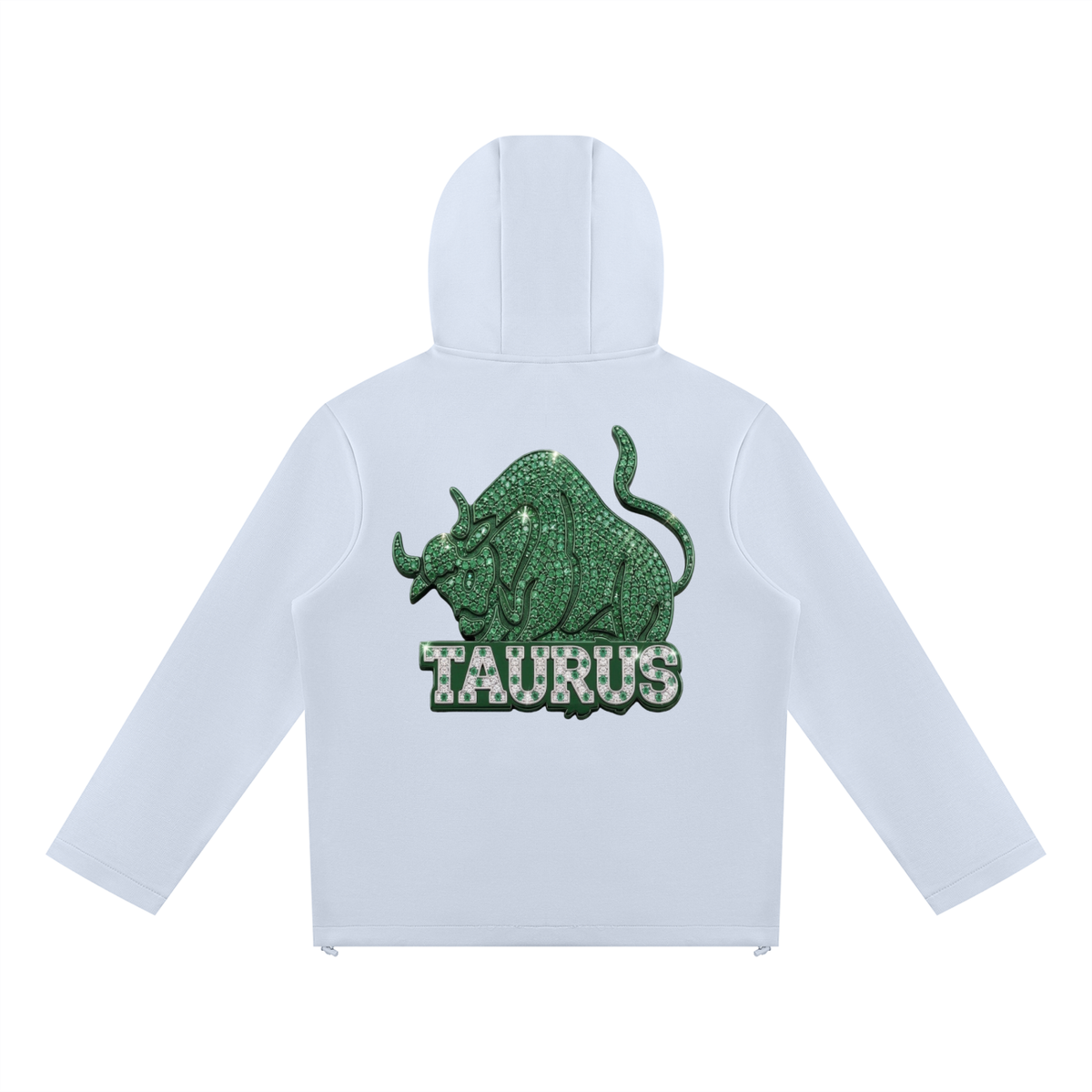 Taurus Unisex Paneled Full Zip Hoodie