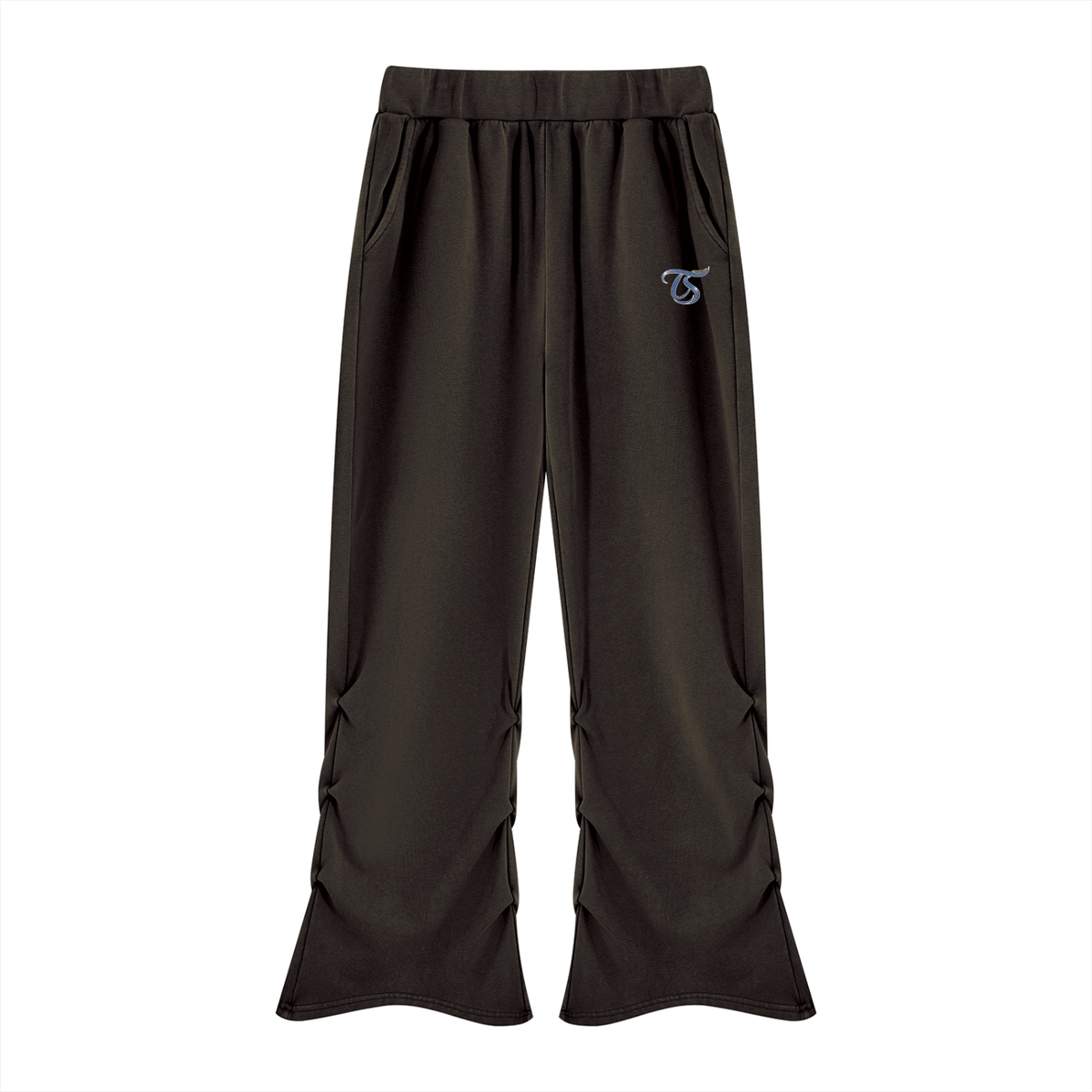 Libra Vintage Wash Ruched Sweatpants