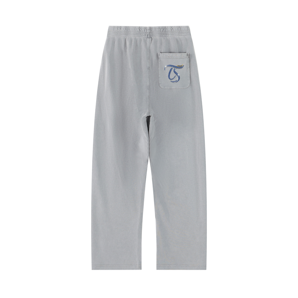Aquarius Unisex Mineral Wash Straight Sweatpants