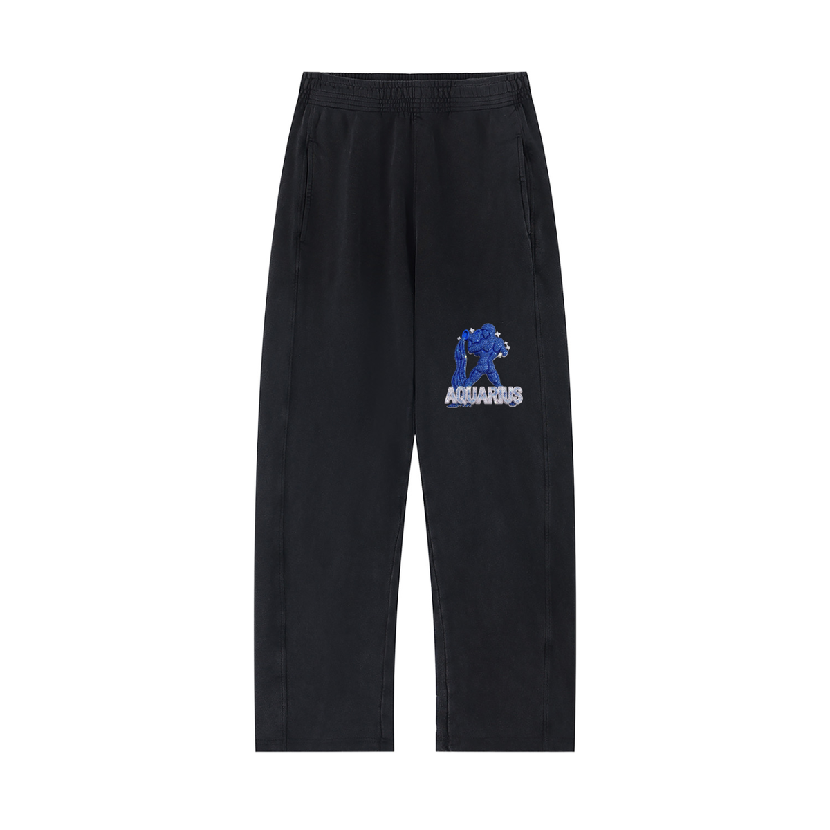 Aquarius Unisex Mineral Wash Straight Sweatpants