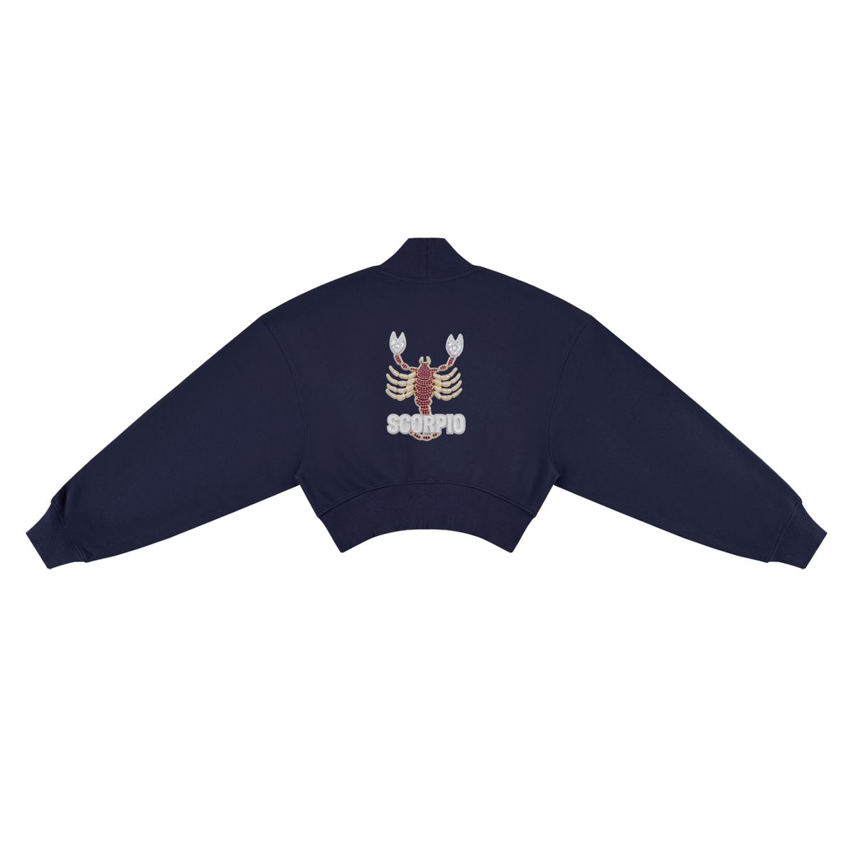 Scorpio Women's Crop Mock Neck Sweatshirt