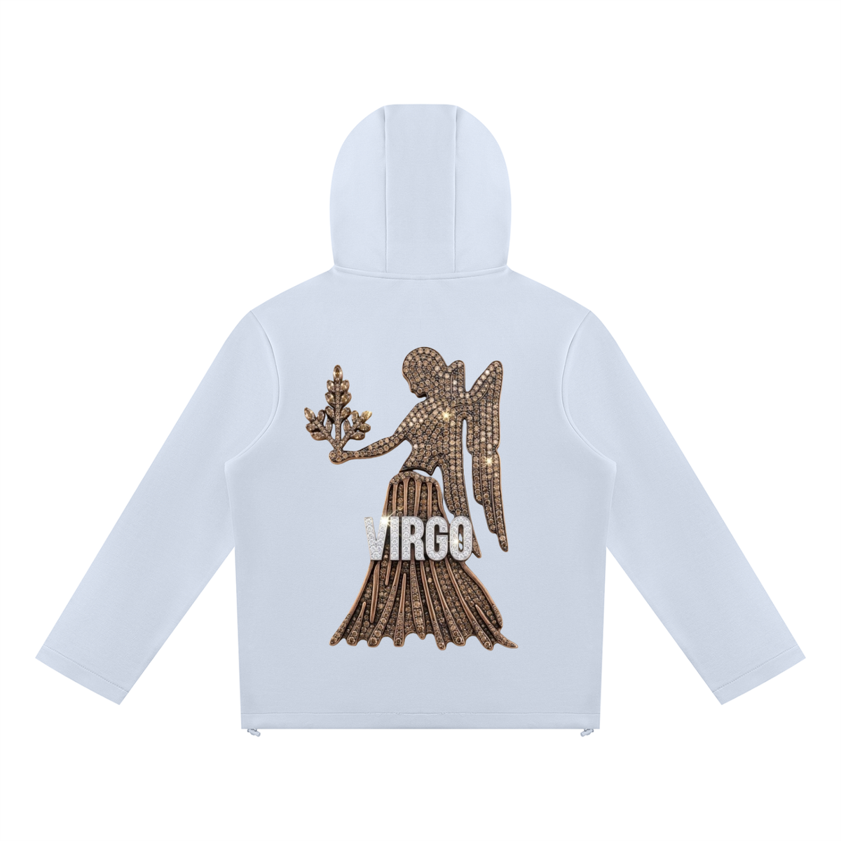 Virgo Unisex Paneled Full Zip Hoodie