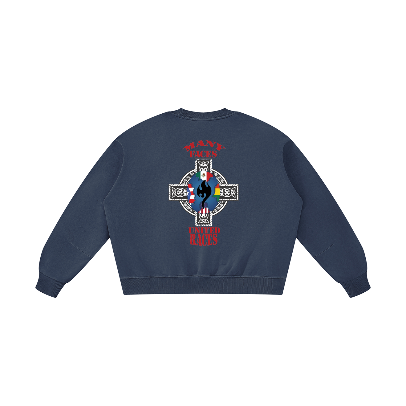 Unisex Boxy Vintage Washed Sweatshirt